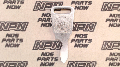 NOS Honda OEM Ignition Lock & Switch Key Double Groove H1013