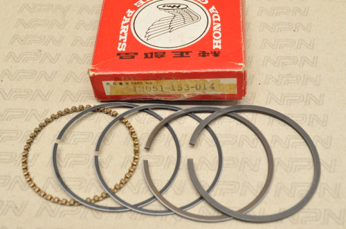 NOS Honda 1977-78 XL75 XR75 1.00 Oversize Piston Ring Set 13051-153-014
