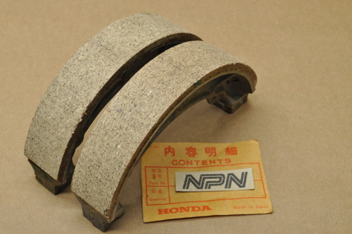 NOS Honda ATC90 K0-K3 CA175 CL125 SS125 Front Brake Shoe Pad Set 45120-230-000