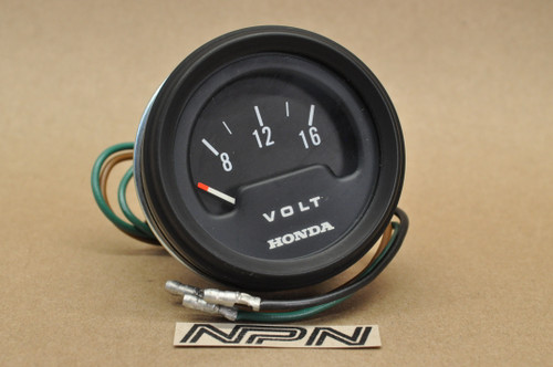NOS Honda Hondaline Accessories GL1100 Gold Wing Volt Meter Gauge 08175-46310