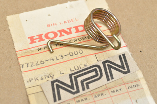 NOS Honda CB125 CB400 CB450 CM400 CM450 CX500 Seat Lock Spring 77226-413-000