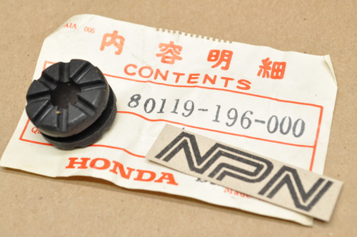 NOS Honda 1984 NN50 1985-86 TG50 Gyro Engine Cover Mount Rubber 80119-196-000