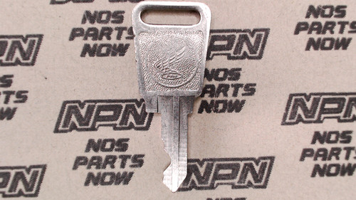 NOS Honda OEM Ignition Switch And Lock Key Double Groove Back H6096
