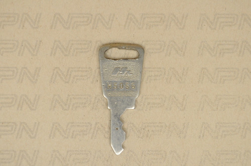 NOS Honda OEM Ignition Switch & Lock Key Double Groove Back H5056