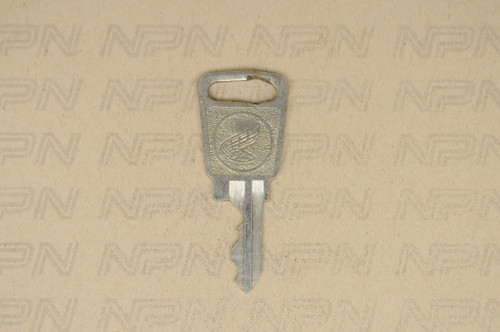 NOS Honda OEM Ignition Switch & Lock Key Double Groove Back H5056