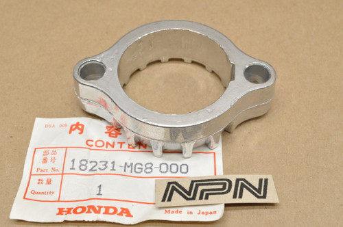 NOS Honda 1987-2007 VT1100 Shadow Exhaust Pipe Joint Collar Flange 18231-MG8-000