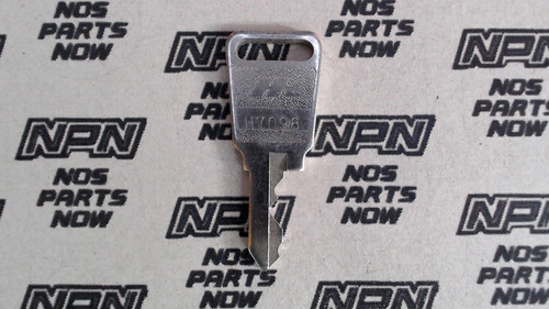 NOS Honda OEM Ignition Switch & Lock Key Single Groove H7098