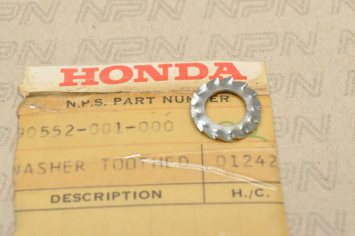NOS Honda C70 C100 C102 CM91 CT200 CT90 S90 Z50 Toothed Washer 90552-001-000