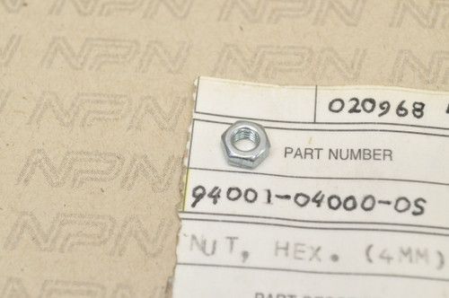 NOS Honda CA95 CB750 CBX GL1000 MT250 XR250 Nut 94001-04000-0S