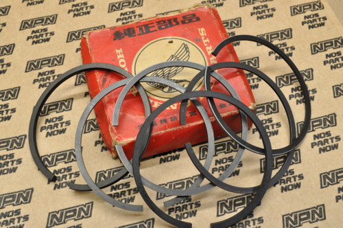 NOS Honda CA77 CB77 CL77 .75 Oversize Piston Ring Set for 2 Pistons 13040-275-000