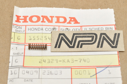NOS Honda ATC250 CB750 CR250 CR500 CR80 TRX250 TRX350 Spring 24329-KA3-740