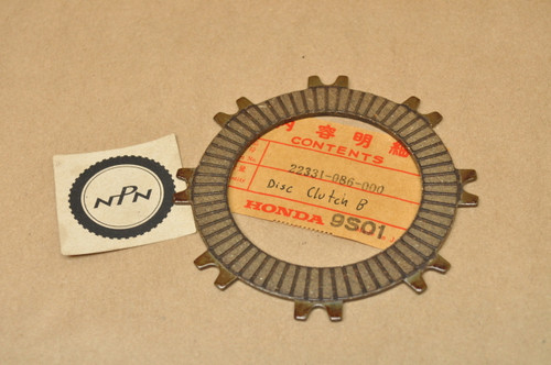 NOS Honda ATC70 C70 CT70 TRX70 Z50 Z50R Clutch Friction Disc B 22331-086-000