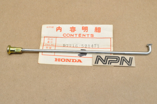NOS Honda CB350 K0-K4 CL360 K0-K1 Front Wheel Spoke B & Nipple 97716-52147-1
