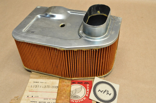 NOS Honda 1975-76 CB500 T Left Side Air Filter Cleaner Element 17311-375-000