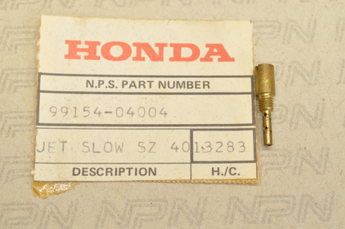 NOS Honda SL90 Carburetor Slow Jet #40 99154-04004