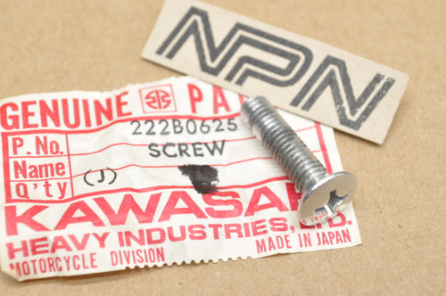 NOS Kawasaki A1 A1SS Samurai A7 A7SS Avenger Engine Cover Screw 222B0625