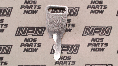  NOS Honda OEM Ignition Switch & Lock Key Single Groove H9606