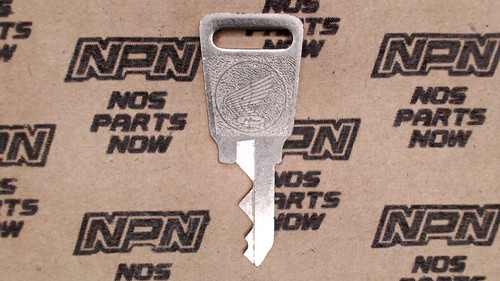  NOS Honda OEM Ignition Switch & Lock Key Single Groove H5606