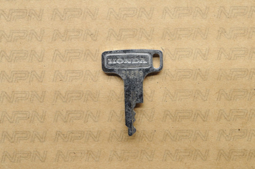 NOS Honda OEM Double Groove Ward Cut Ignition Switch & Lock Key T1879