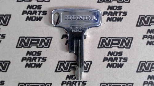 NOS Honda OEM Ignition Switch & Lock Key Ward Cut Single Groove T1564