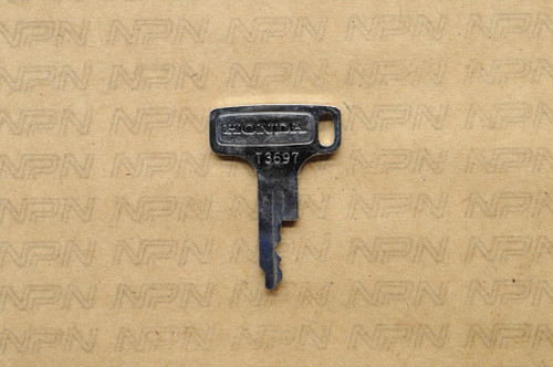 NOS Honda OEM Ignition Double Groove Switch & Lock Key T3697