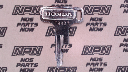 NOS Honda OEM Ignition Switch & Lock Key Ward Cut Double Groove T9927