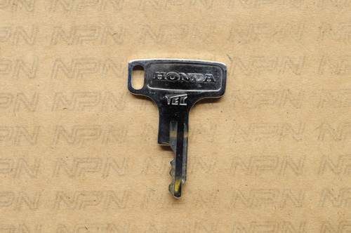 NOS Honda OEM Double Groove Ward Cut  Ignition Switch & Lock Key T4978