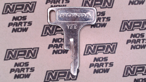 NOS Honda OEM Ignition Switch & Lock Key Ward Cut Double Groove T9796