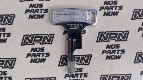 NOS Honda OEM Ignition Switch & Lock Key Ward Cut Double Groove T7927