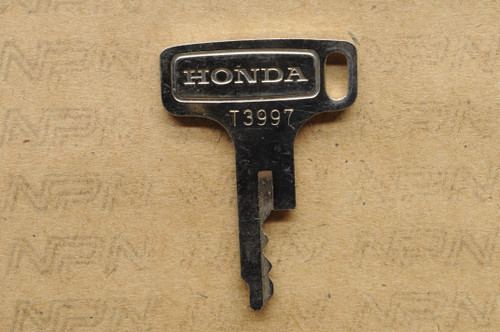 NOS Honda OEM Ignition Switch & Lock Key T3997