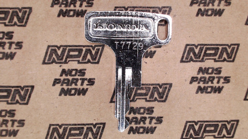 NOS Honda OEM Ignition Switch & Lock Key T7729