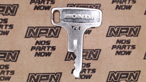 NOS Honda OEM Ignition Switch & Lock Key Ward Cut Double Groove T9645