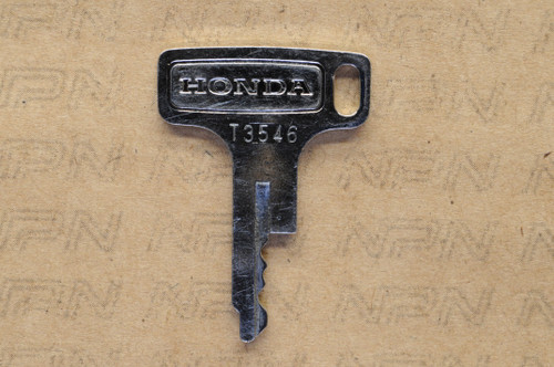 NOS Honda OEM Ignition Switch & Lock Key T3546