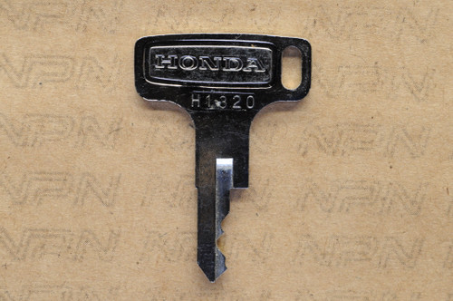 NOS Honda OEM Single Groove Ignition Switch & Lock Key H1320
