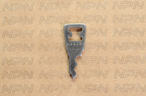 NOS Honda OEM Ignition Switch & Lock Key Ward Cut Double Groove H4605