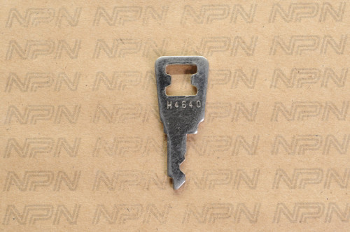 NOS Honda OEM Ignition Switch & Lock Key Ward Cut Double Groove H4640