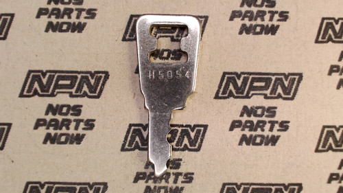 NOS Honda OEM Ignition Switch & Lock Key Ward Cut Double Groove Back H5054
