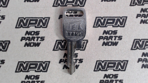 NOS Honda Lock Key & Ignition Switch Ward Cut Double Groove T7796
