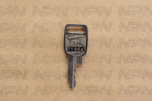 NOS Honda Lock Key & Ignition Switch Ward Cut Double Groove T1364