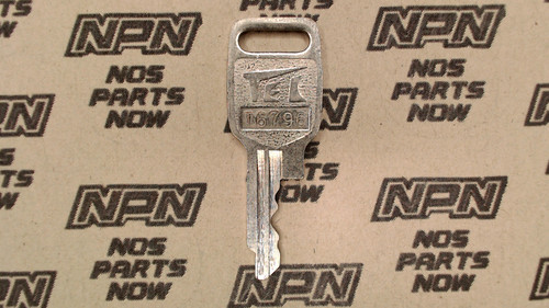 NOS Honda Lock Key & Ignition Switch Ward Cut Double Groove T6796