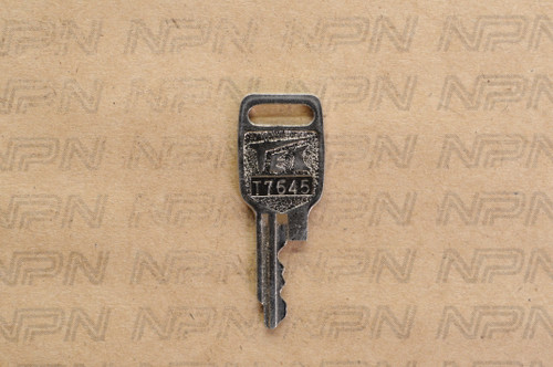 NOS Honda Lock Key & Ignition Switch Ward Cut Double Groove T7645