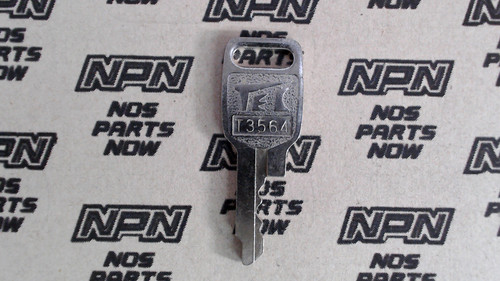 NOS Honda Ignition Switch & Lock Key Ward Cut Single Groove T3564