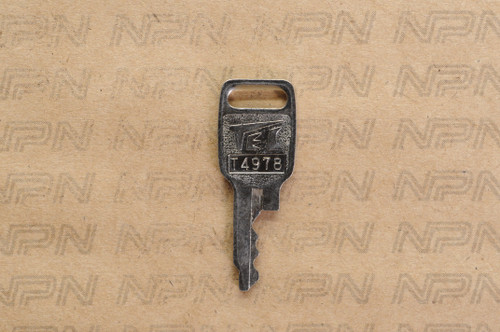 NOS Honda Lock Key & Ignition Switch Ward Cut Double Groove T4978