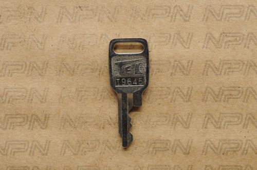 NOS Honda Lock Key & Ignition Switch Ward Cut Double Groove T9645