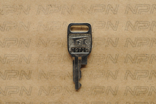 NOS Honda Lock Key & Ignition Switch Ward Cut Double Groove T9729