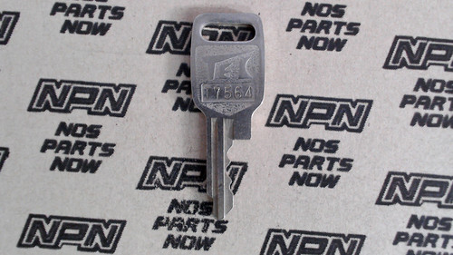 NOS Honda Lock Key & Ignition Switch Ward Cut Double Groove T7564