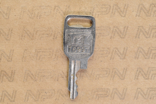NOS Honda Lock Key & Ignition Switch Ward Cut Double Groove T6997