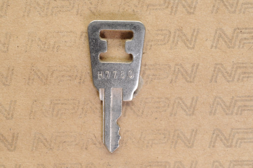 NOS Honda OEM Ignition Switch & Lock Key Double Groove H7780