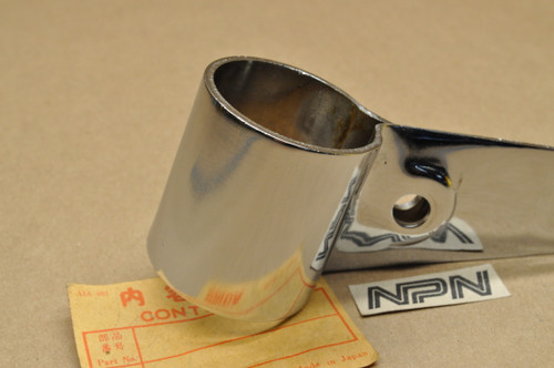 NOS Honda SL350 K0 Chrome Right Head Light Mount Fork Ear Bracket 61305-310-010
