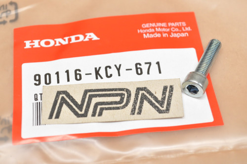 NOS Honda TRX250 TRX350 TRX450 TRX500 XR400 R Socket Bolt 5x20 90116-KCY-671